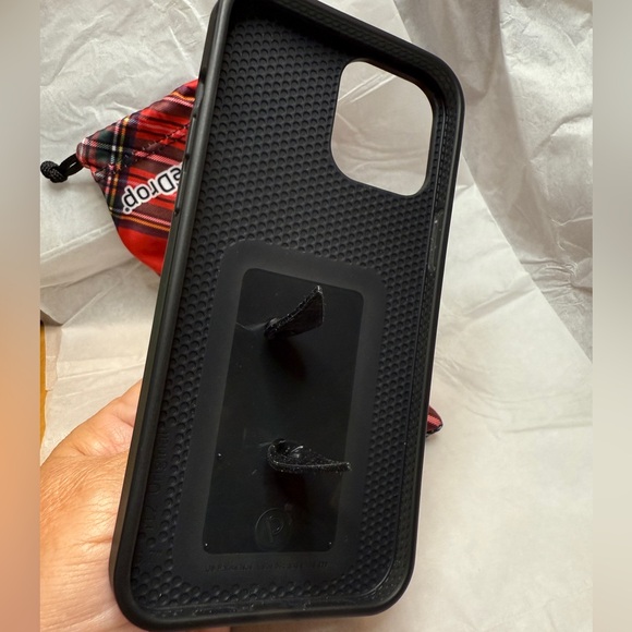 Loopy Case, Red Tartan Plaid, iPhone 12 Pro Max - Picture 4 of 5